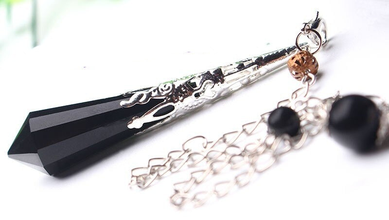 Obsidian Kristall Schutz Pendel