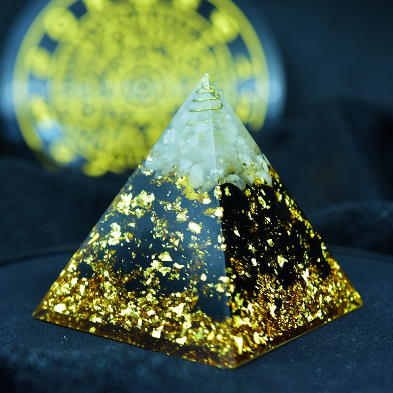 Obsidian Beschützer Orgon Pyramide