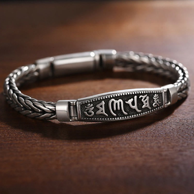 Om Mani Padme Hum Kupferarmband 18 cm – tibetisches Mantra