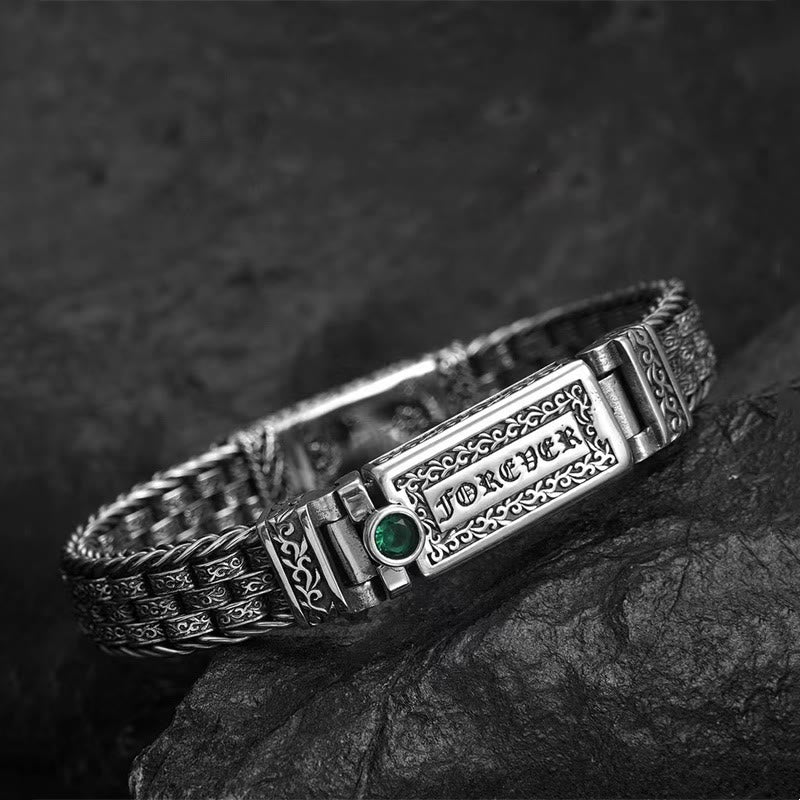 Om Mani Padme Hum Kupferarmband | Tibetische Friedenskette 20cm