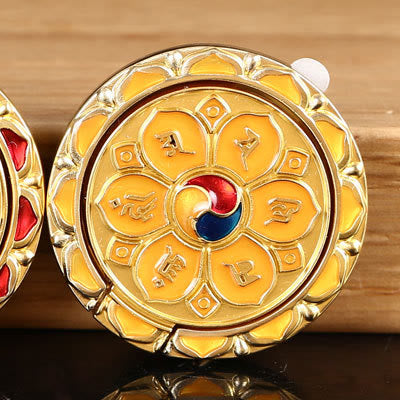 Om Mani Padme Hum Spirituelle Telefonringhalterung Universalhalterung