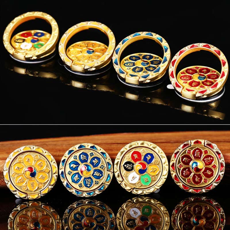 Om Mani Padme Hum Spirituelle Telefonringhalterung Universalhalterung