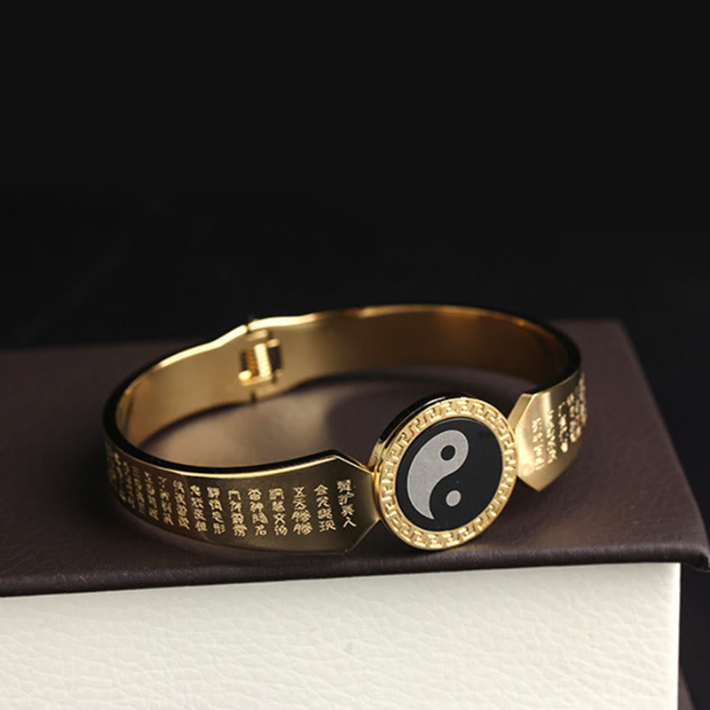 Om Mani Padme Hum Titanstahl Harmonie Armband | 60mm