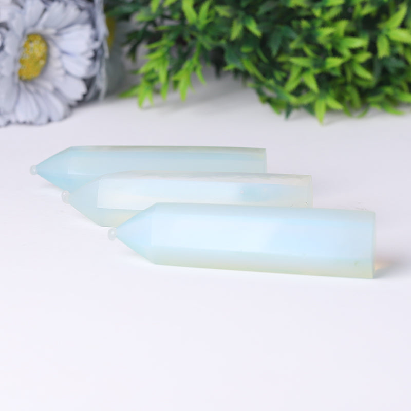 Opalite Crystal Obelisk Tower 2.4-4.5 Inch Healing Point