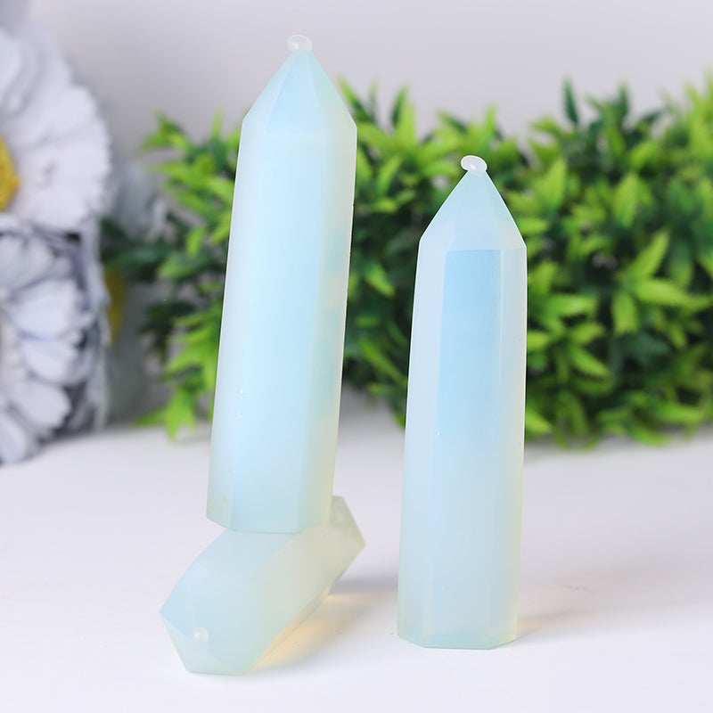 Opalite Crystal Obelisk Tower 2.4-4.5 Inch Healing Point
