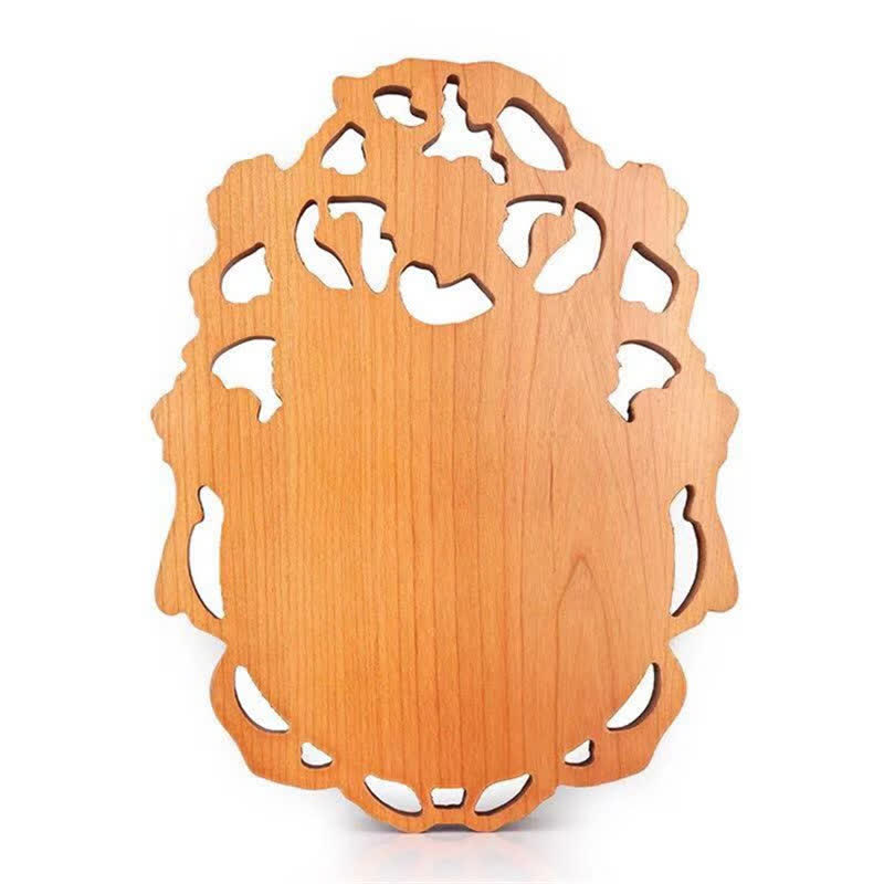 Feng-Shui-Bagua-Karte aus Pfirsichholz für Gleichgewicht und Schutz