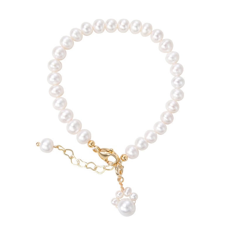 Perlen-Katzenpfoten-Heilarmband | Weisheit &amp; Treue