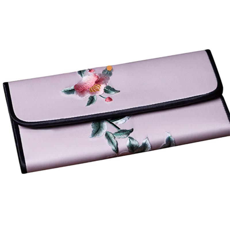 Peony Su Bestickte Handtasche 20x10cm | Wohlstandssymbol