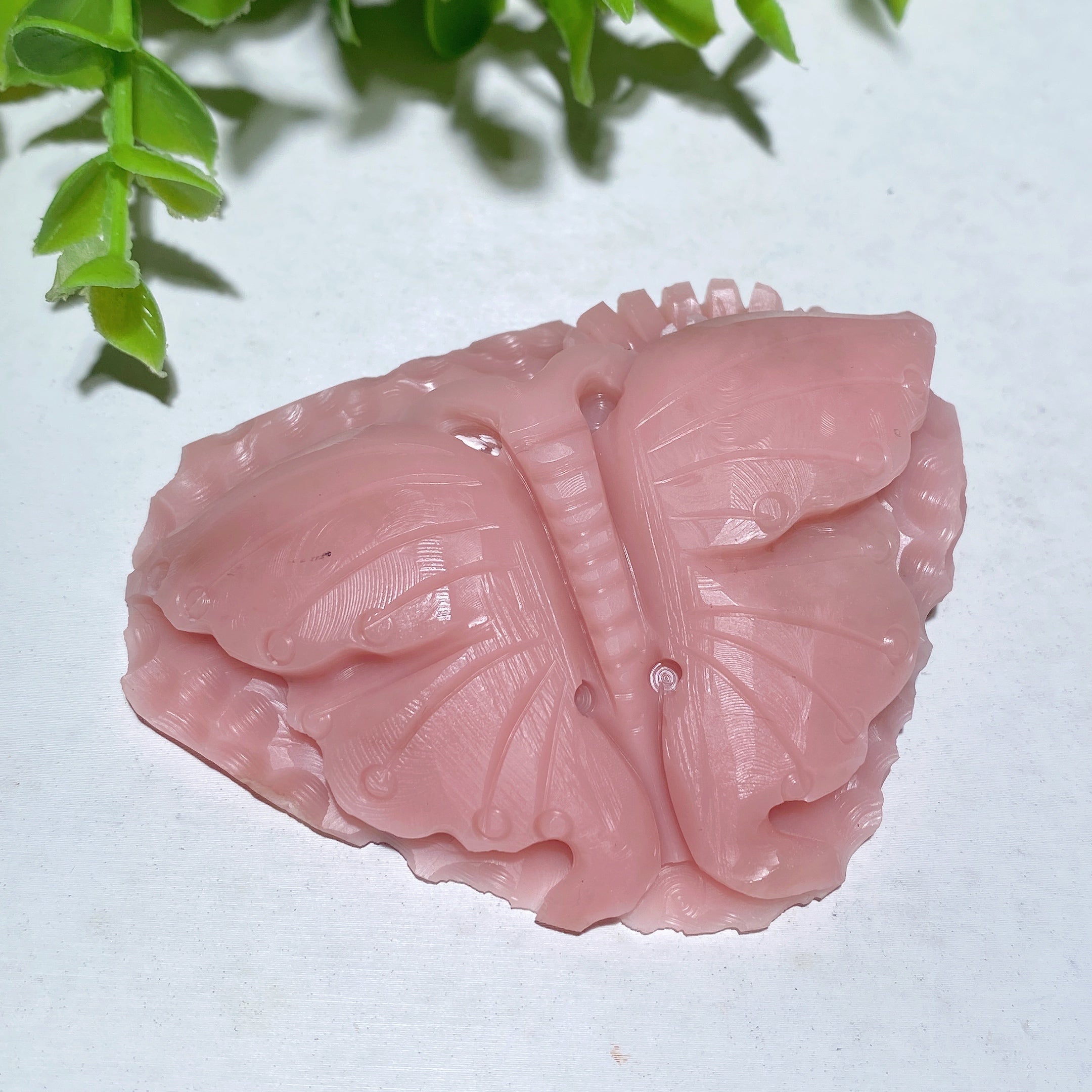 Pink Opal Crystal Carvings 3.0-4.1 inch Healing Stones