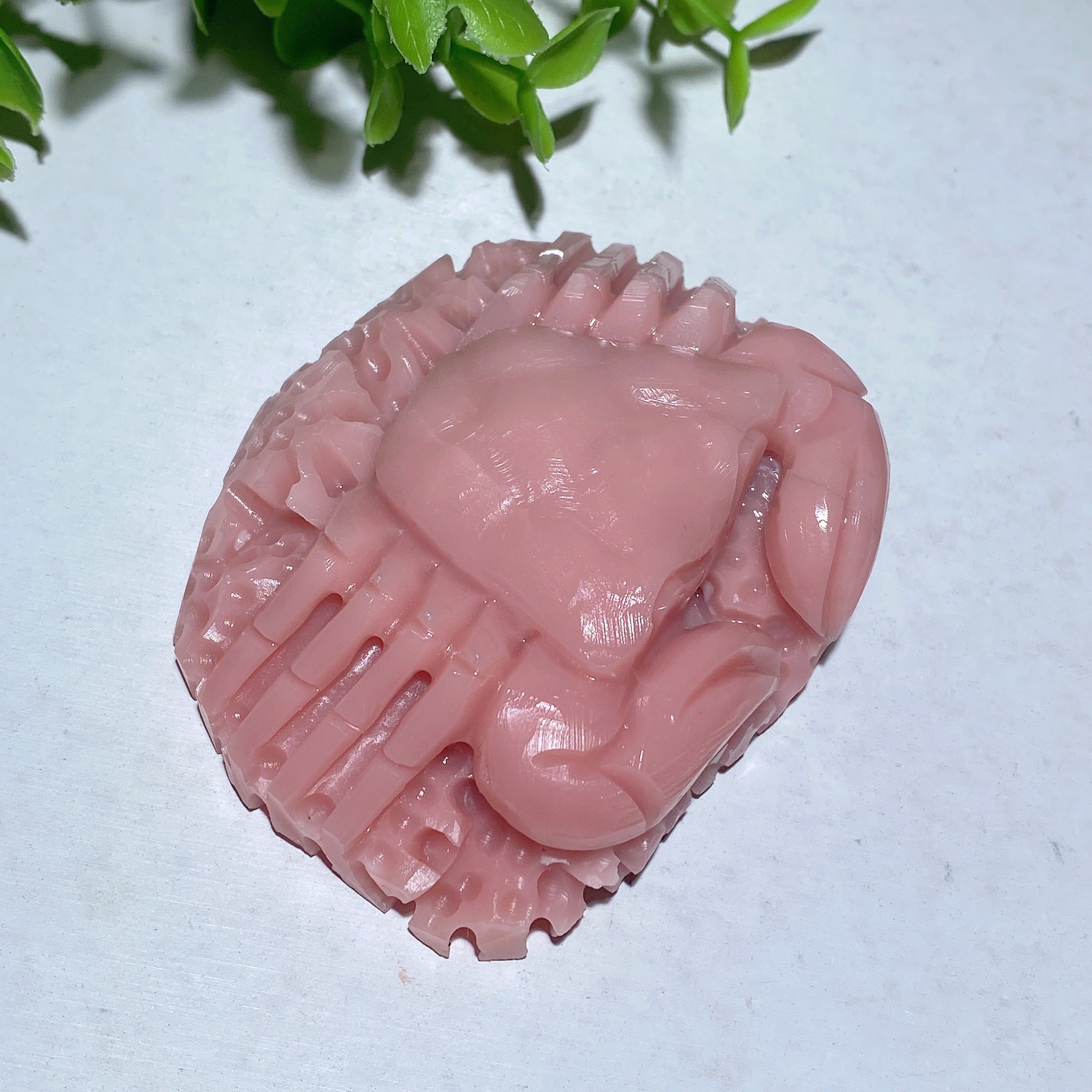 Pink Opal Crystal Carvings 3.0-4.1 inch Healing Stones