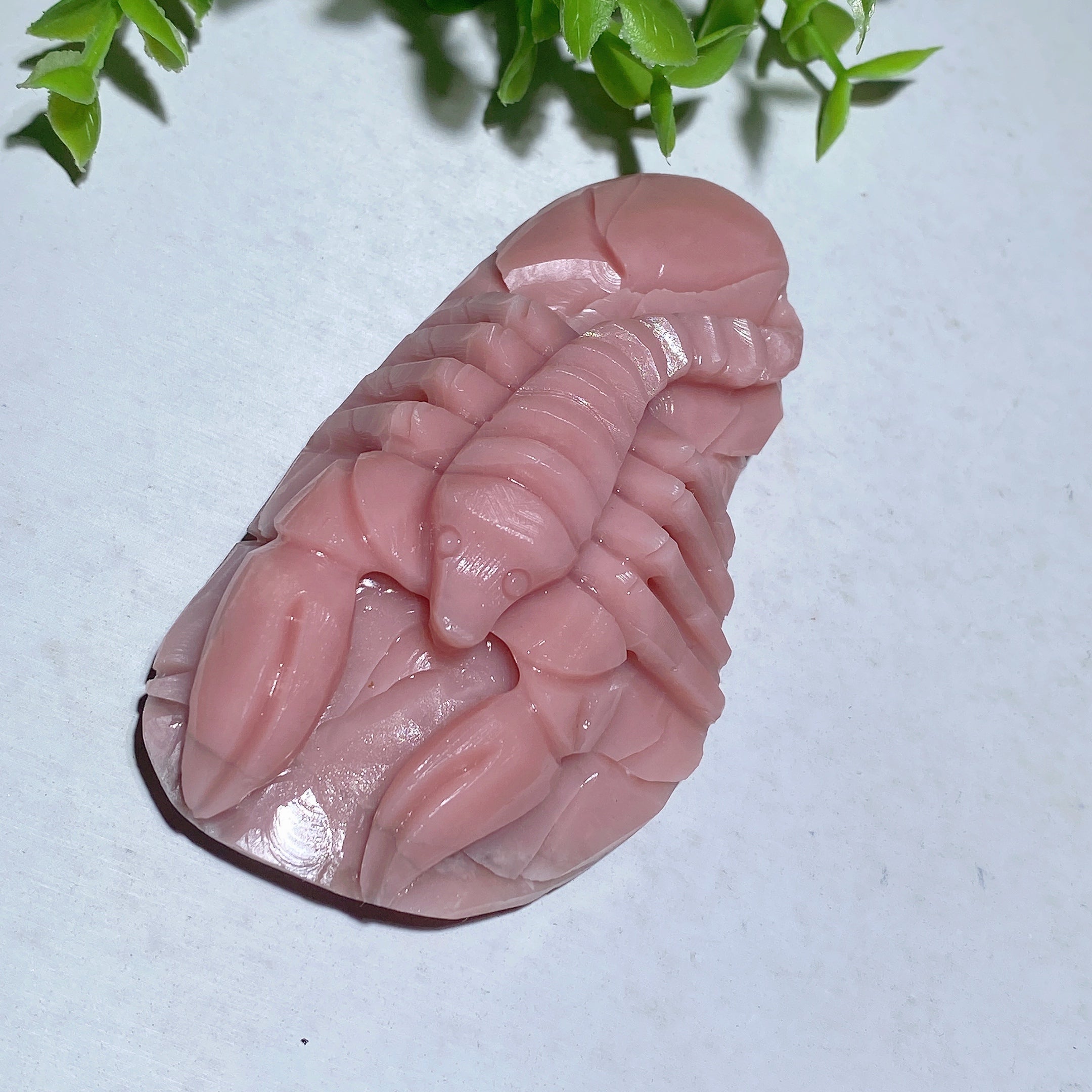 Pink Opal Crystal Carvings 3.0-4.1 inch Healing Stones