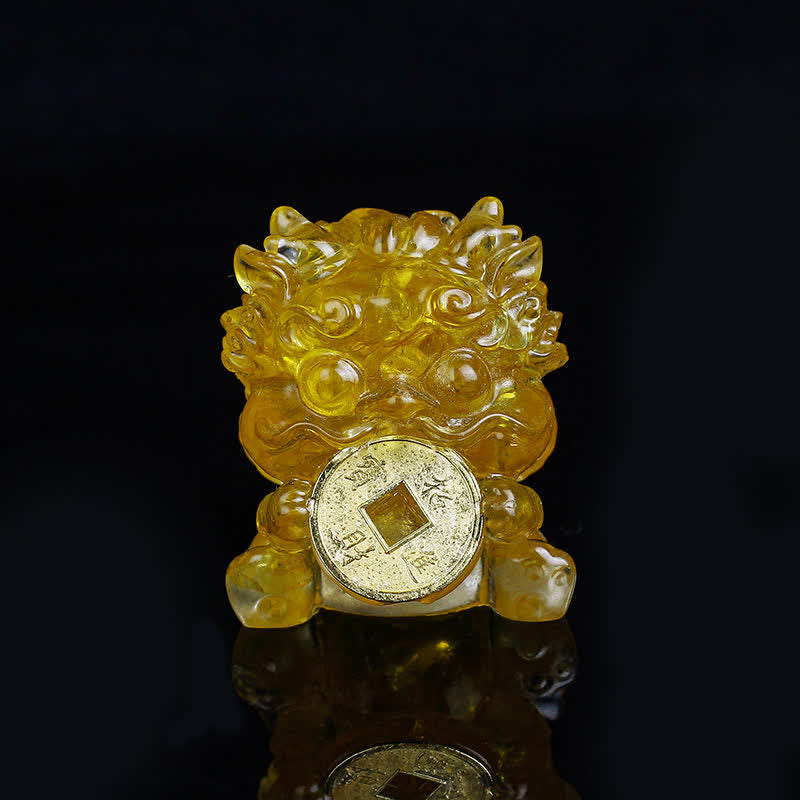 Pixiu Feng Shui Kristalldekor | Reichtums- und Schutzzauber