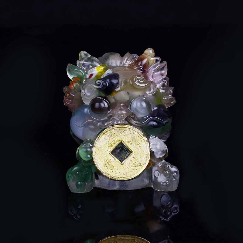 Pixiu Feng Shui Kristalldekor | Reichtums- und Schutzzauber