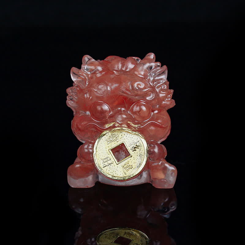 Pixiu Feng Shui Kristalldekor | Reichtums- und Schutzzauber