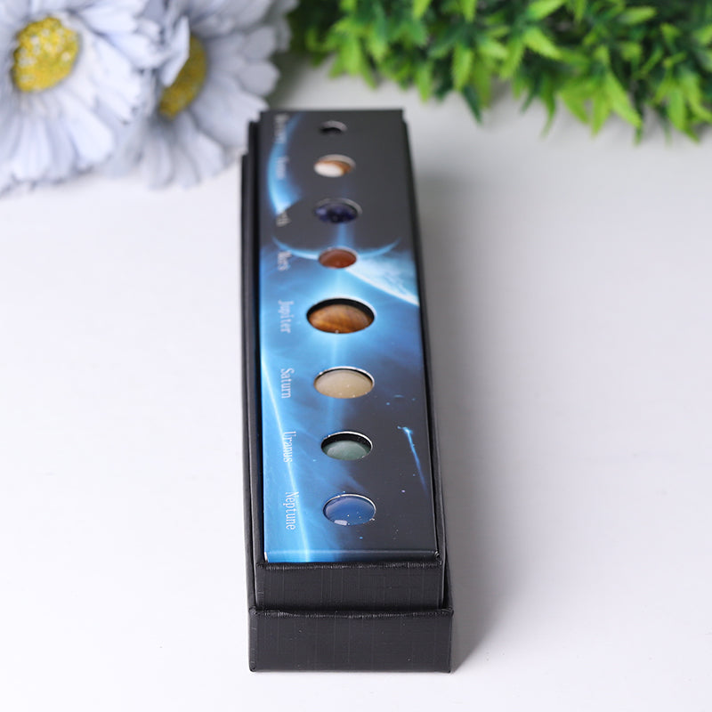 Planet Sphere Collection Box | 8 Crystal Spheres Display Set