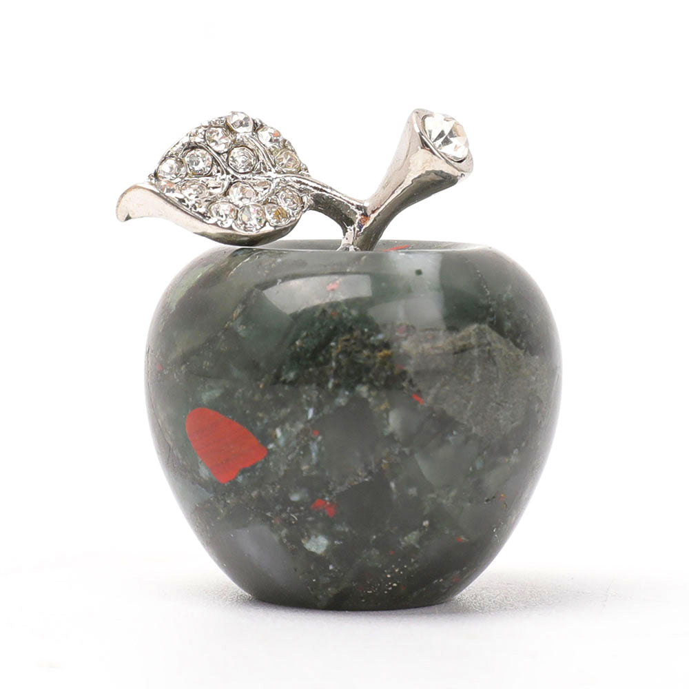 Polished Crystal Apple Decoration 1.35inch