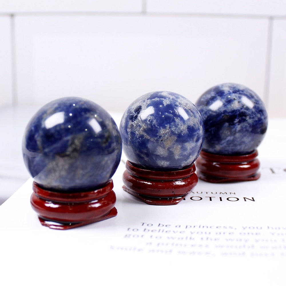 Sodalite Crystal Ball for Intuition & Energy