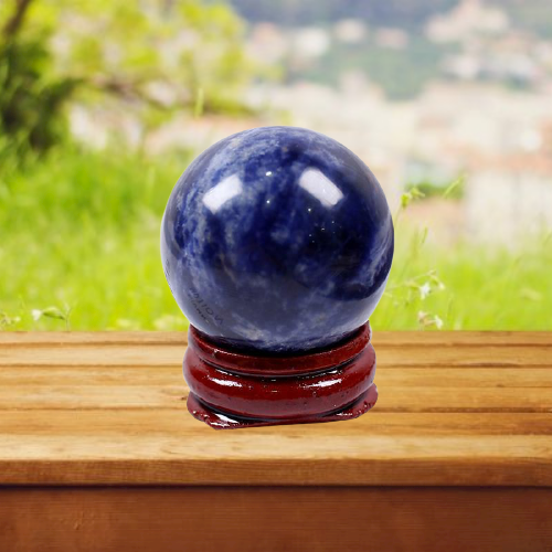 Sodalite Crystal Ball for Intuition & Energy