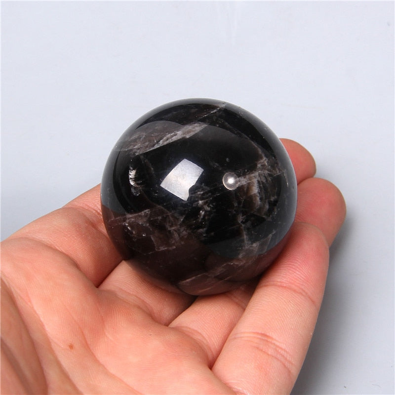 Obsidian Crystal Ball for Clarity and Protection