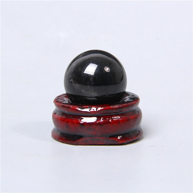 Obsidian Crystal Ball for Clarity and Protection