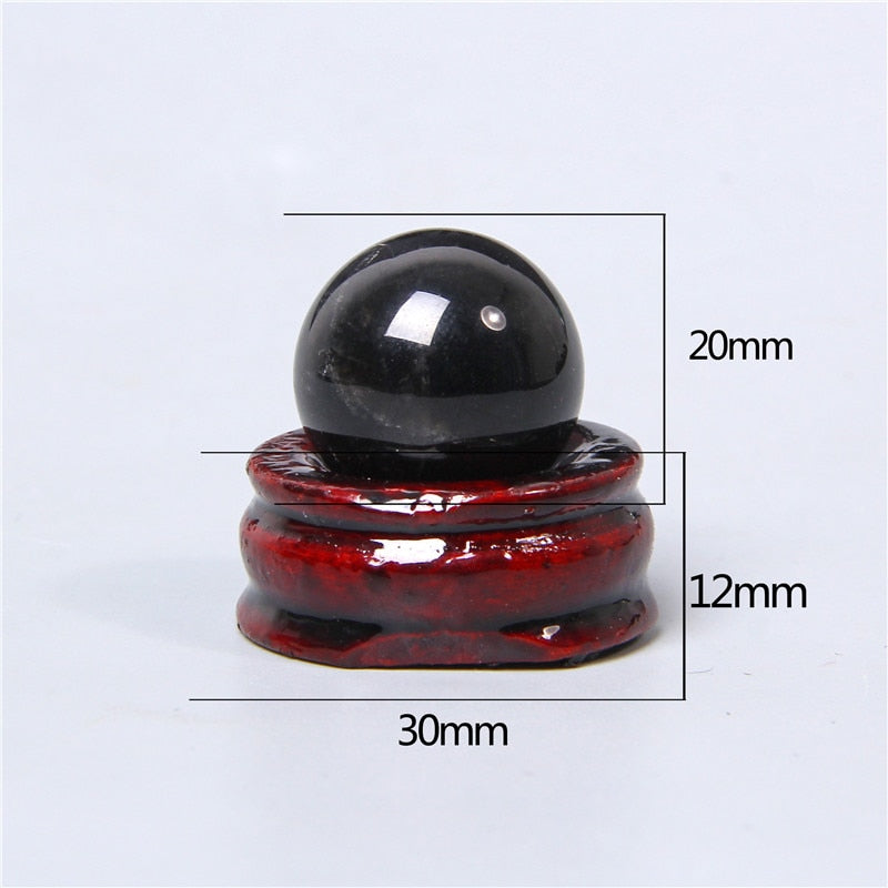 Obsidian Crystal Ball for Clarity and Protection