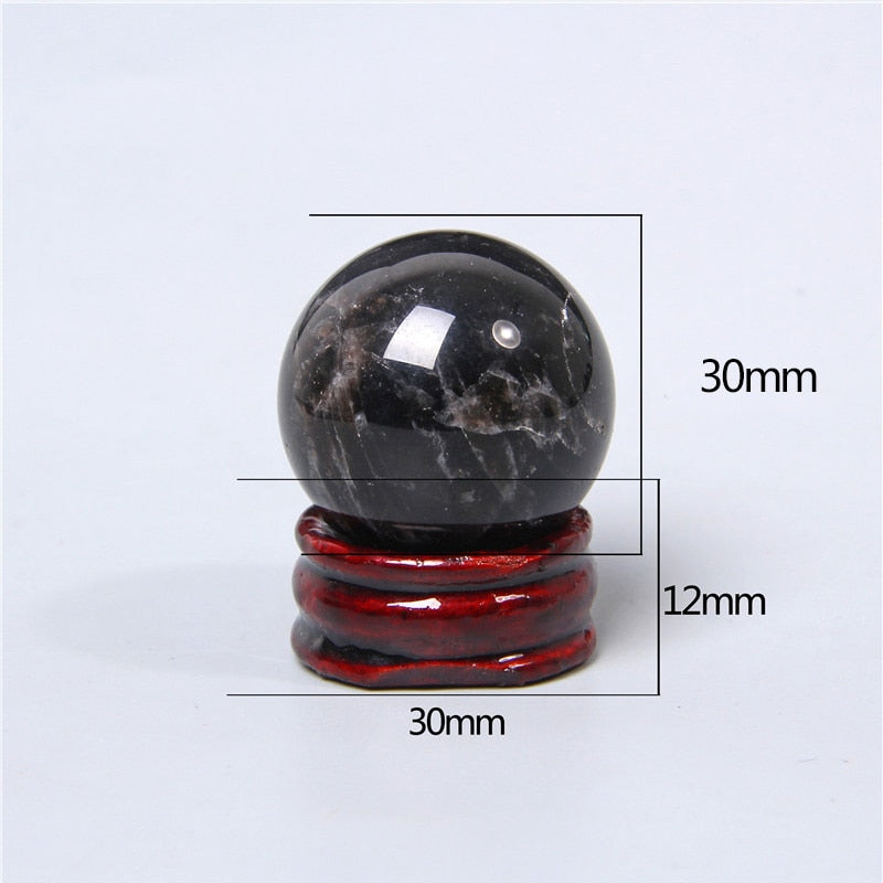 Obsidian Crystal Ball for Clarity and Protection