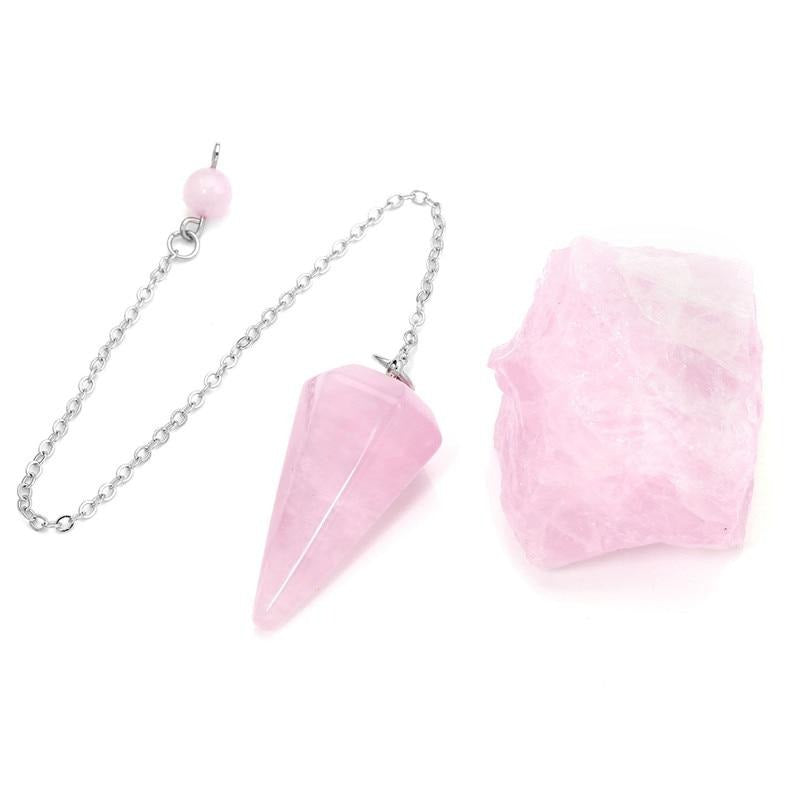 Powerful Pointed Pendulum Crystal