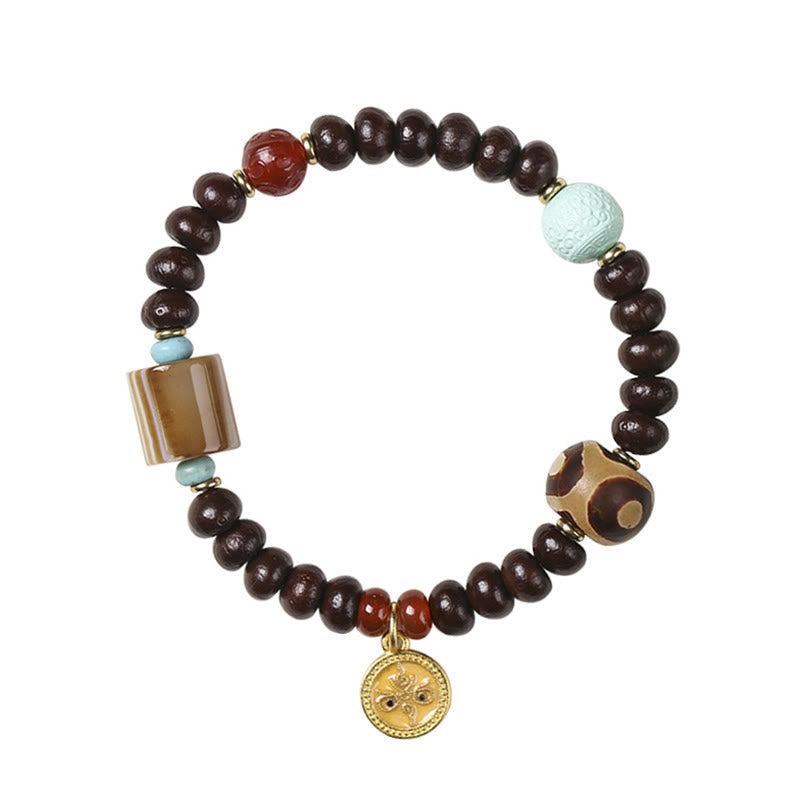 Lila Bodhi-Samen-Weisheitsarmband | Spirituelle Schutzperle