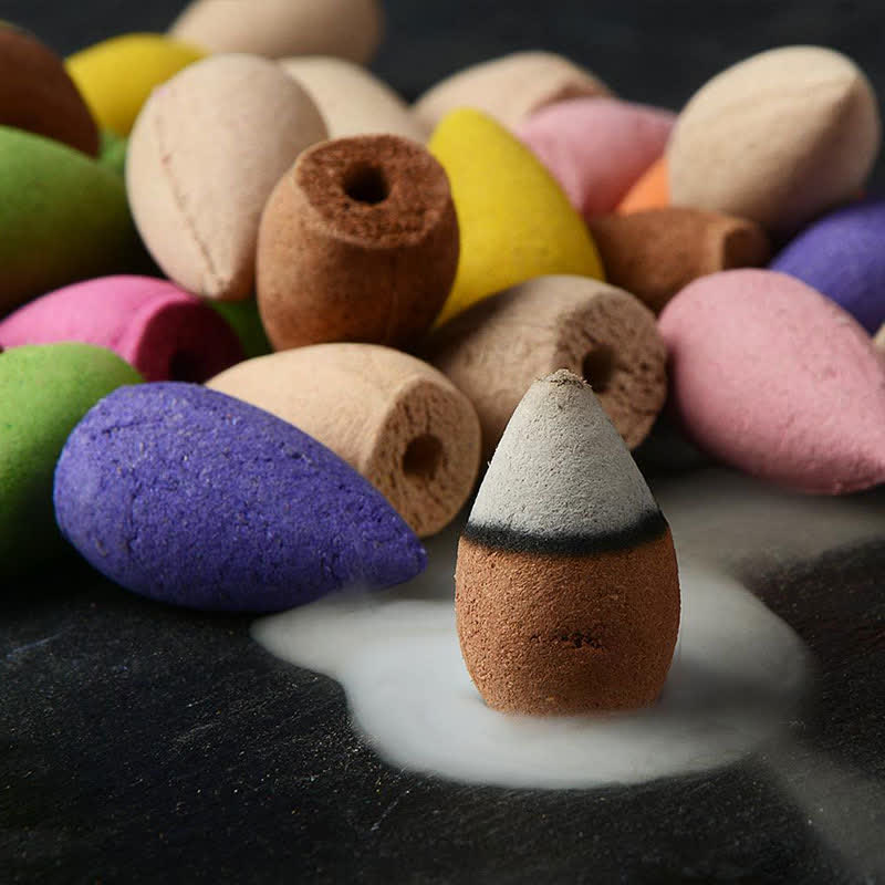 Räuchergefäß aus violettem Ton mit Dinosauriermotiv für Meditation und Rituale