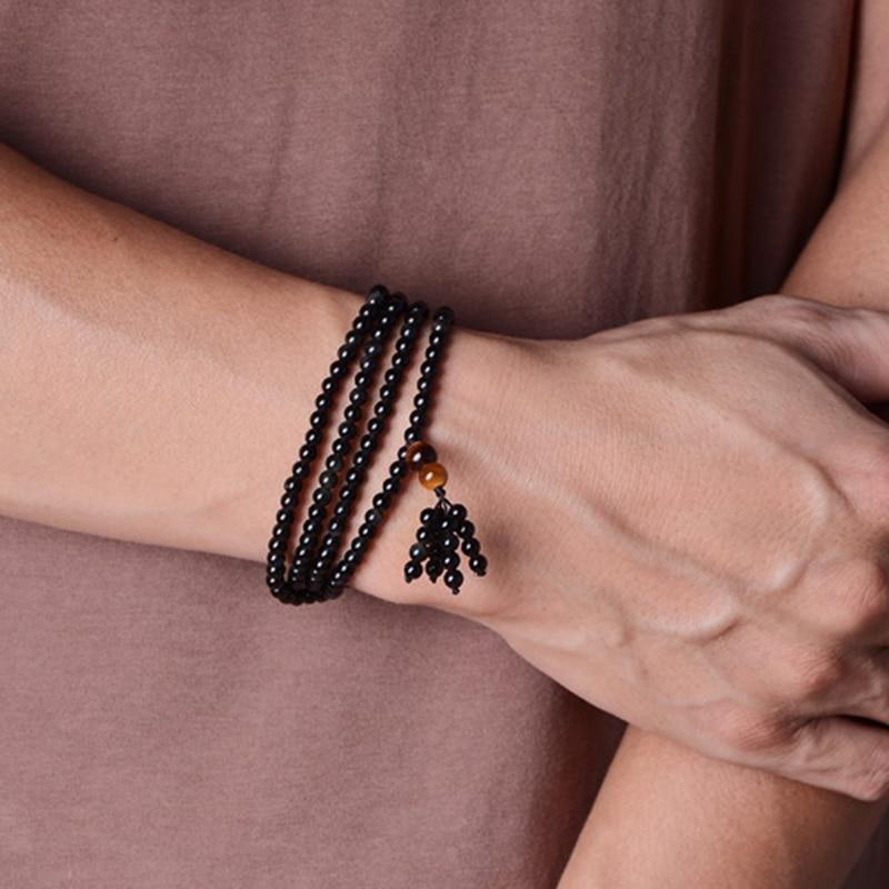 Regenbogen-Obsidian-Heilarmband mit Freude