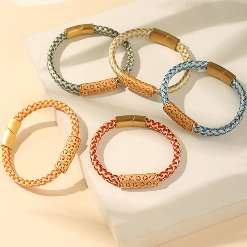 Glücksarmband „Red String“ 16 cm mit Diamantknotenschnalle