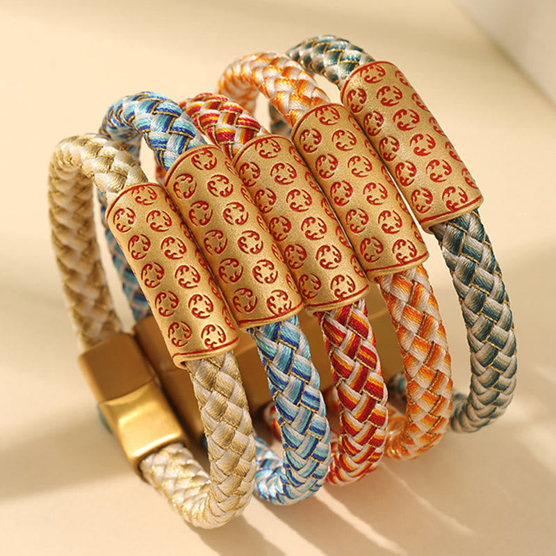 Glücksarmband „Red String“ 16 cm mit Diamantknotenschnalle