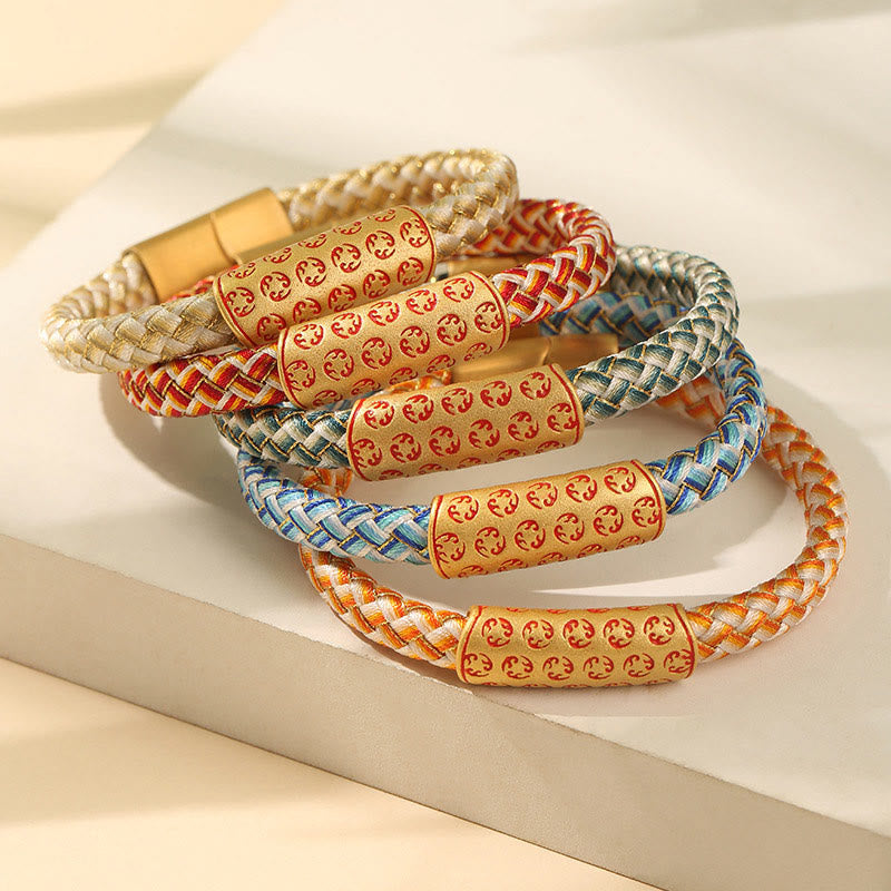 Glücksarmband „Red String“ 16 cm mit Diamantknotenschnalle