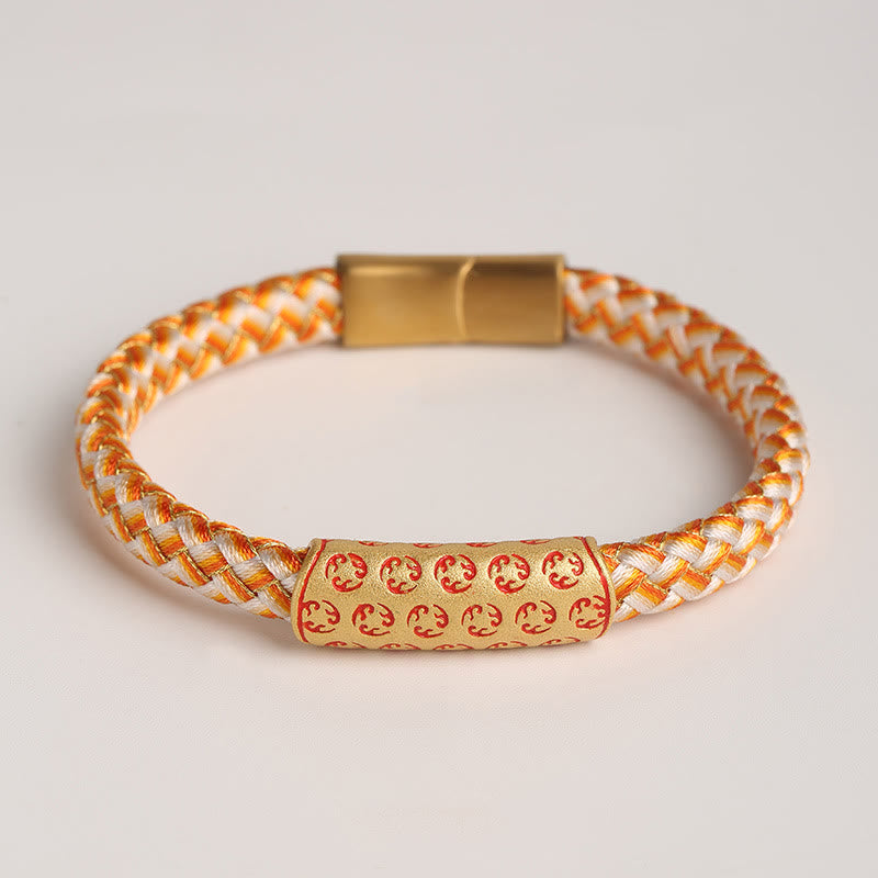 Glücksarmband „Red String“ 16 cm mit Diamantknotenschnalle