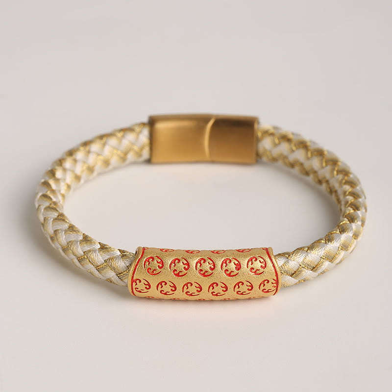 Glücksarmband „Red String“ 16 cm mit Diamantknotenschnalle