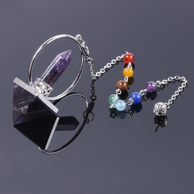 Chakra Healing Crystal Pendulum for Energy Balance