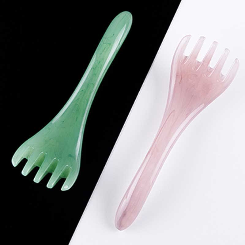 Gua Sha-Massagekamm aus Harz für Hautelastizität und -heilung