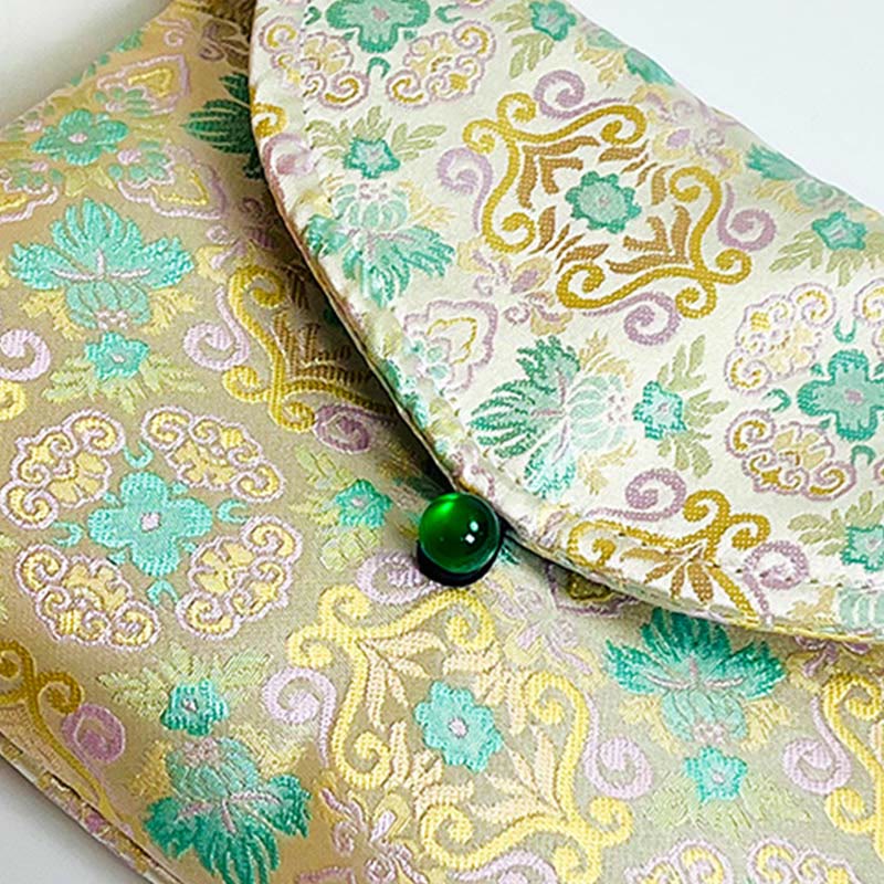 Retro-Umhängetasche aus Polyester-Baumwolle mit Blumenmuster im Bohemian-Stil