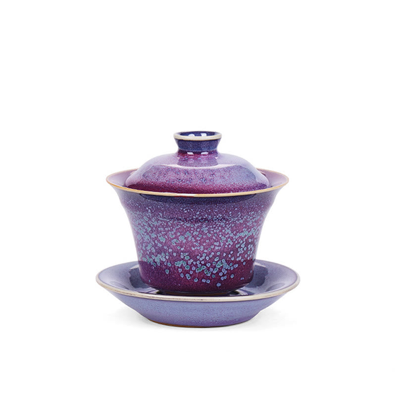 Retro-Glasurofen-Wechsel-Keramik-Gaiwan-Teetasse 150 ml