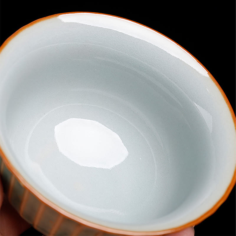Retro-Glasurofen-Wechsel-Keramik-Gaiwan-Teetasse 150 ml