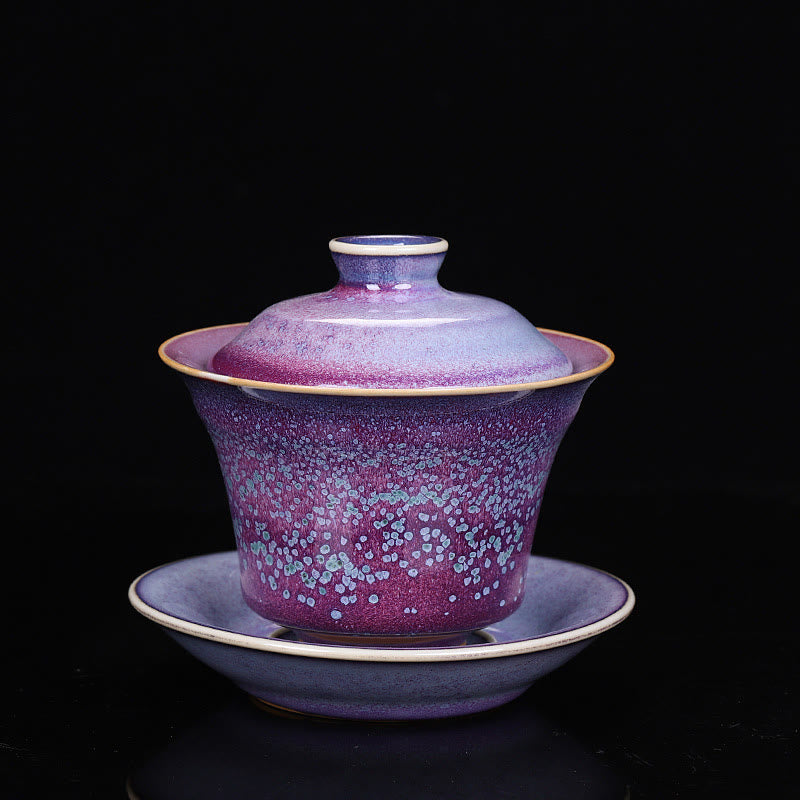 Retro-Glasurofen-Wechsel-Keramik-Gaiwan-Teetasse 150 ml