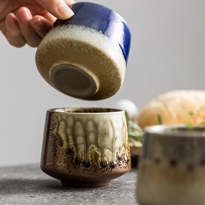 Retro-Kiln-Change-Keramik-Kaffeetasse, 200 ml