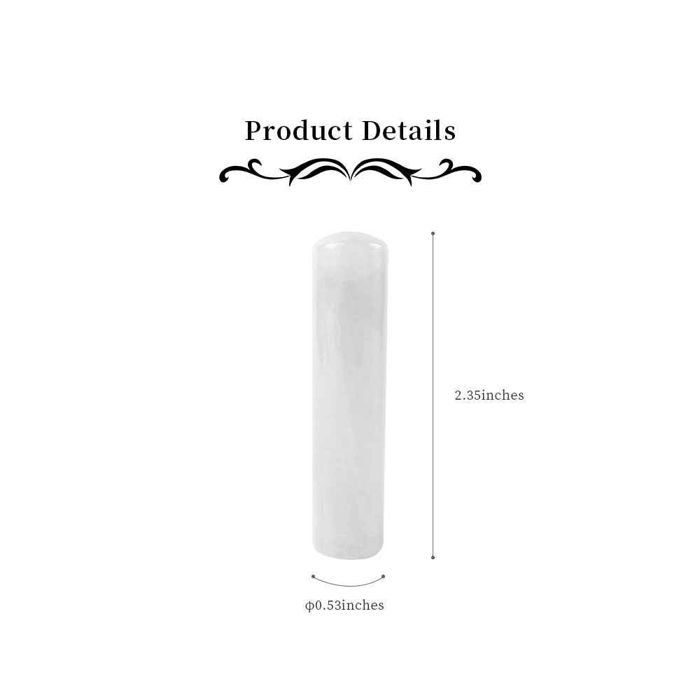 Rose Quartz 2.35" Crystal Wand for Healing Rituals