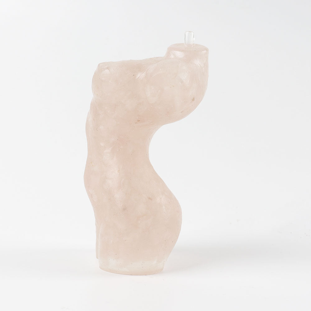Rose Quartz Crystal Resin Model 4-inch Decor
