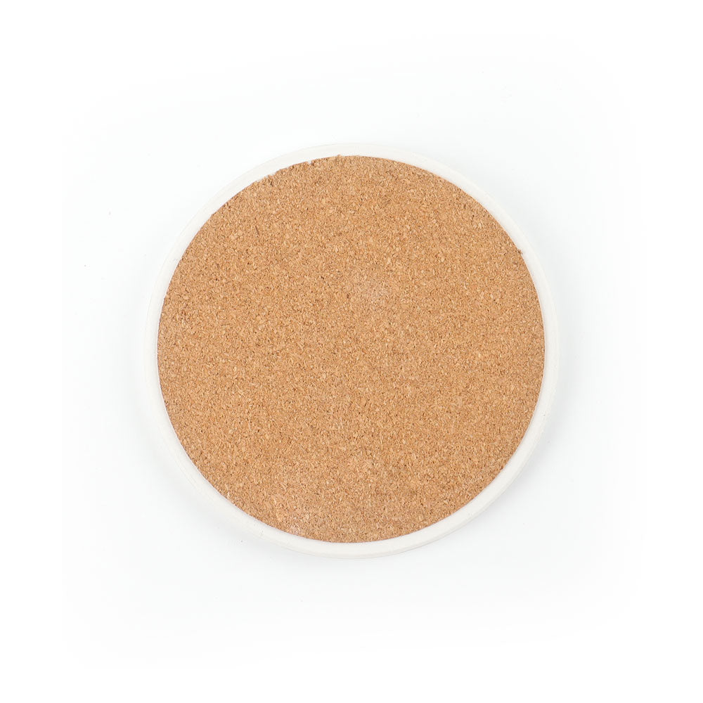 Round Ceramic Eye Painting Coaster 4.24 inch