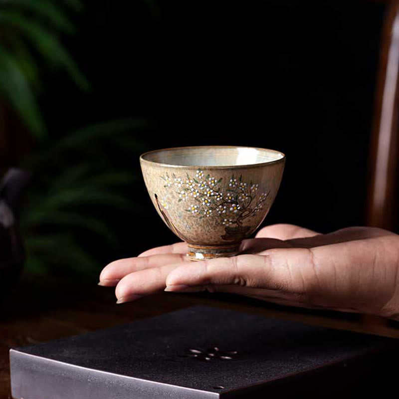 Ru Kiln Jingdezhen Keramik Zen Dekor Teetasse 100ml