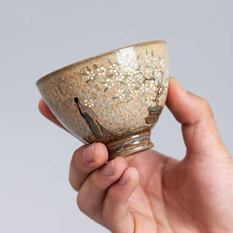 Ru Kiln Jingdezhen Keramik Zen Dekor Teetasse 100ml