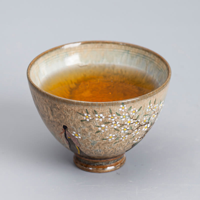 Ru Kiln Jingdezhen Keramik Zen Dekor Teetasse 100ml