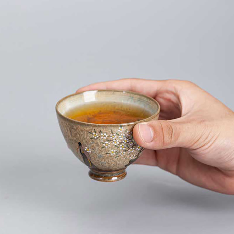 Ru Kiln Jingdezhen Keramik Zen Dekor Teetasse 100ml