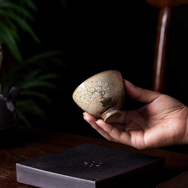 Ru Kiln Jingdezhen Keramik Zen Dekor Teetasse 100ml